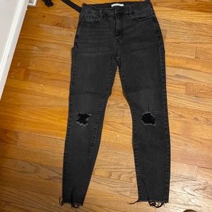 Black high rise jegging from pac sun